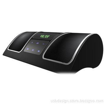 2014 latest dual channel Bluetooth touch screen speakers, supports handsfree calls
